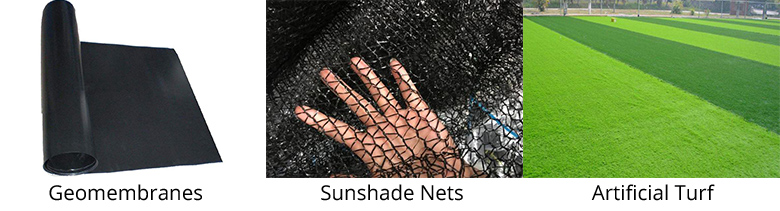 Antioxidant 168 can be used for geomembranes, sunshade nets and artificial turf, etc.