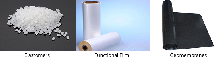 high-performance UV absorber for elastomers, functional film and geomembranes.