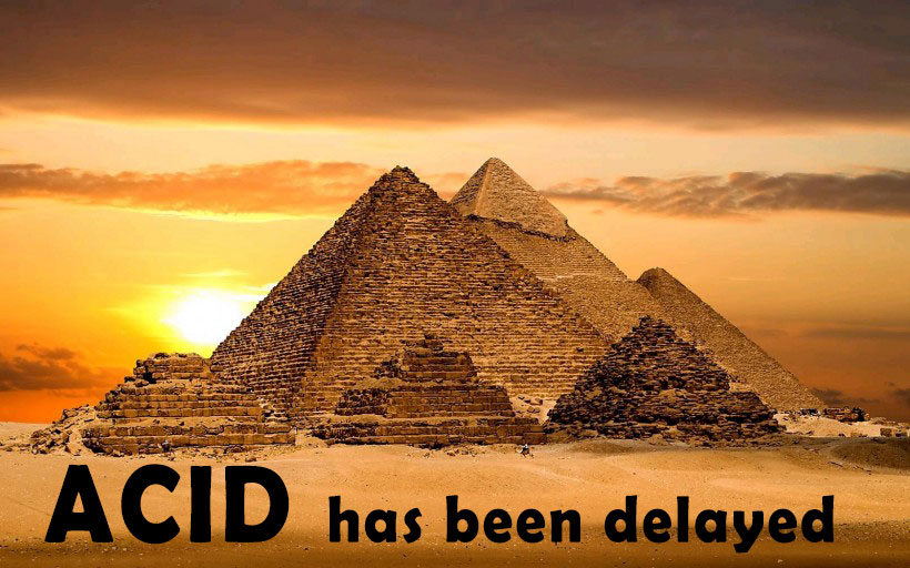 Égypte Précédent Cargo Information Déclaration (Acide) a été retardé à la fin du mois de septembre, travaux d'ici le 1er octobre